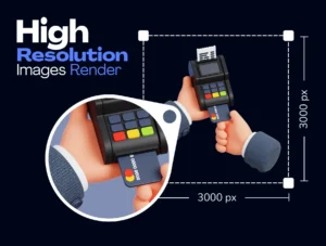 Payment Hand Gestures Icon Set – Premium Fintech Assets