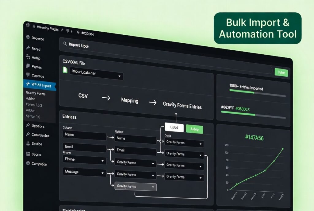 WP All Import Gravity Forms Addon 1.0.2 – Bulk Import Gravity Forms Entries via CSV/XML