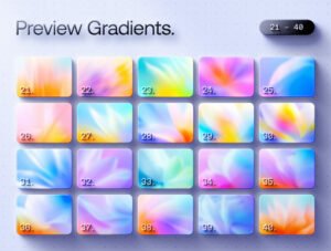 100 Fleurox Gradients Collection