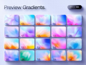 100 Fleurox Gradients Collection