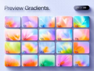 100 Fleurox Gradients Collection