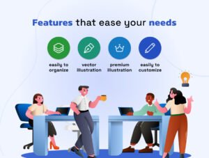 100+ Premium Office Illustration