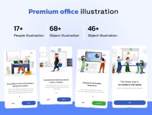 100+ Premium Office Illustration