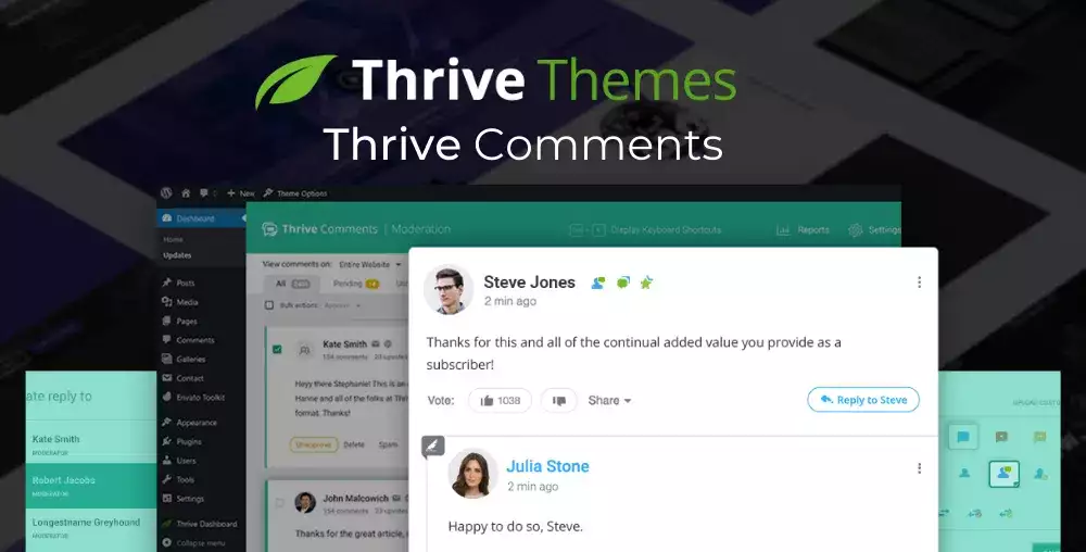 Thrive Comments – Advanced WordPress Comment & Engagement Plugin