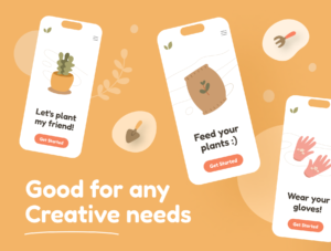 14 Handdrawn Gardening Icon Illustrations