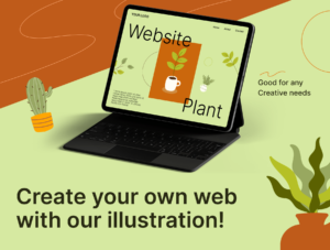 15 Simple Houseplant Element Illustrations
