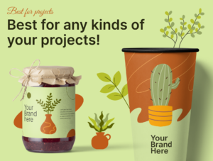 15 Simple Houseplant Element Illustrations