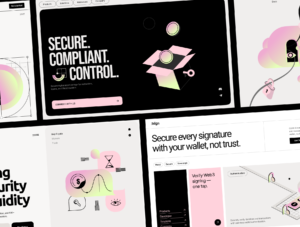 16 Vector Crypto Illustrations + 4 Icons per Illustration