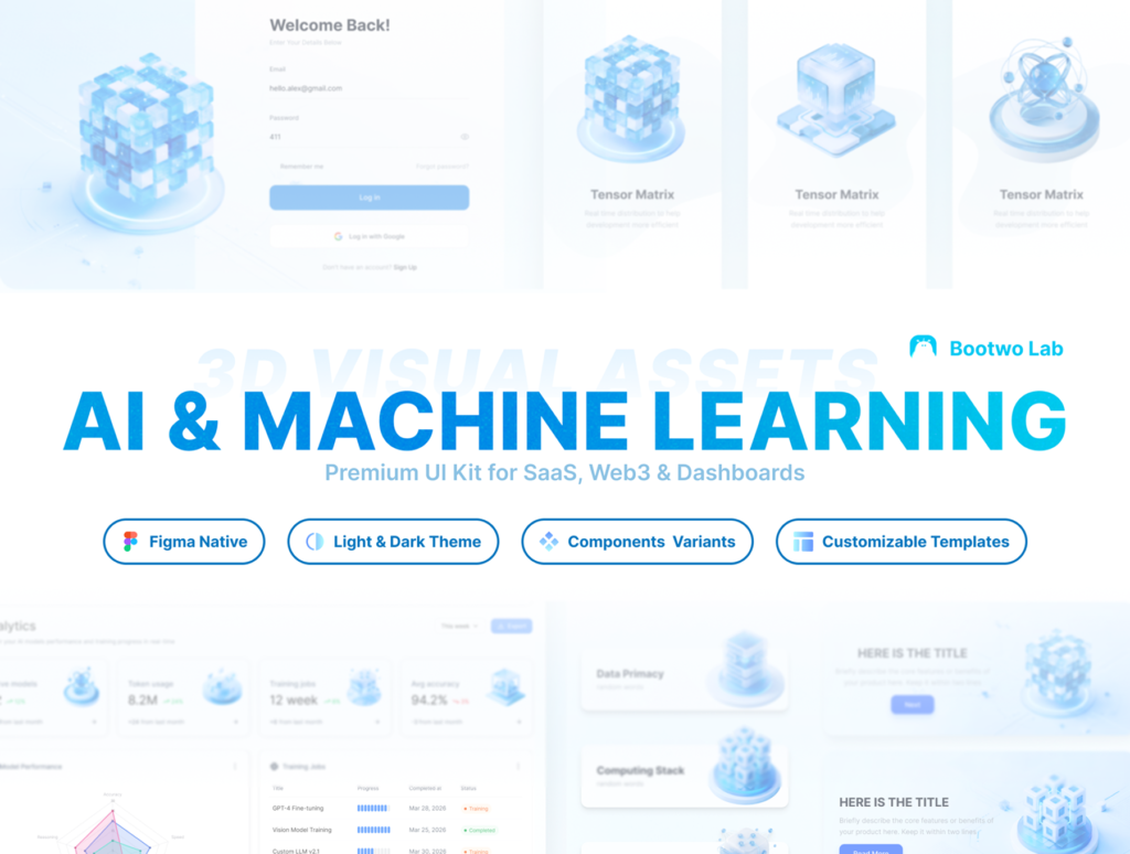 AI & Machine Learning 3D Visual Kit – Premium Tech Assets