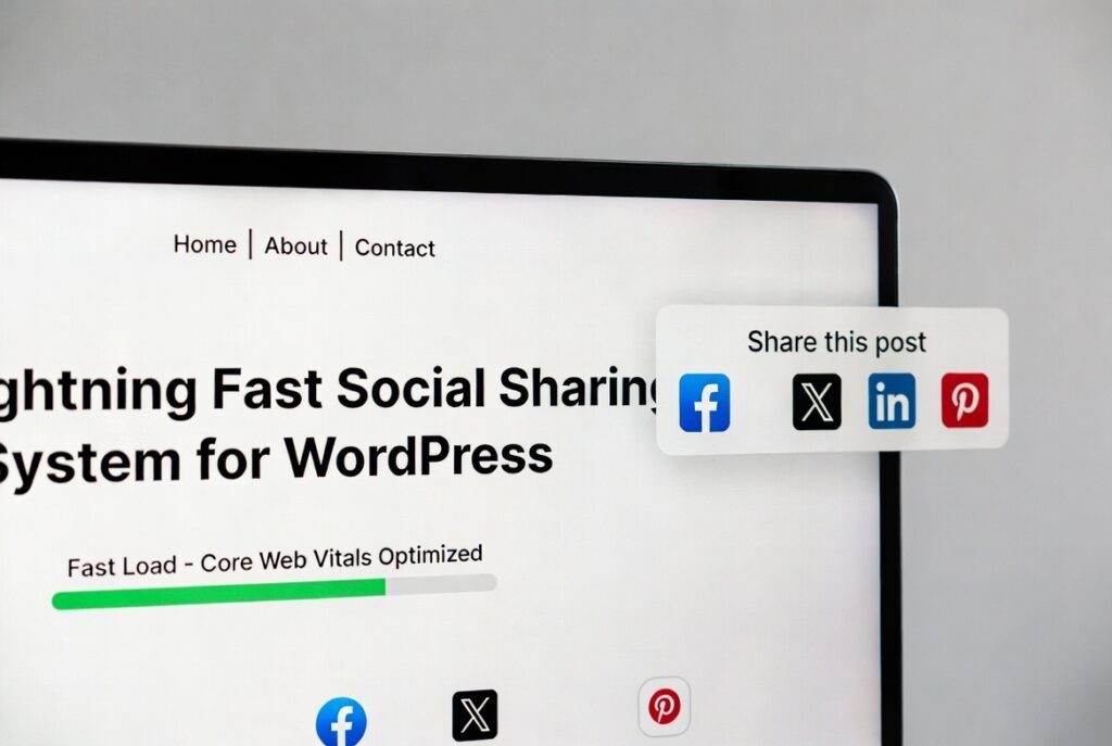 Novashare – Lightweight WordPress Social Sharing Plugin for Fast Sharing