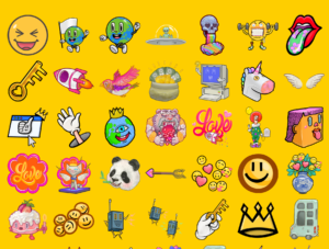 100+ RETRO STICKERS