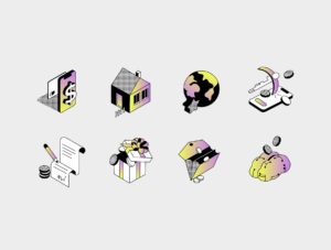 32 Editable Fintech Illustrations