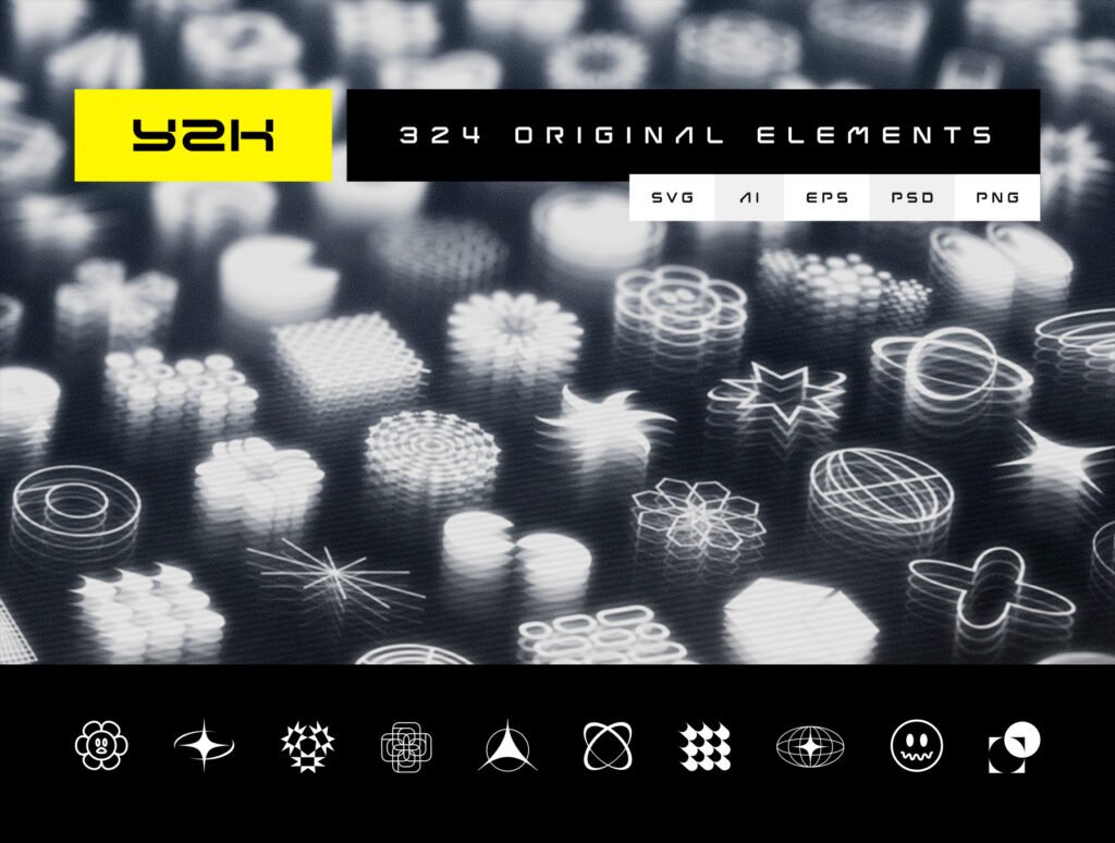 324 Abstract Shapes Set