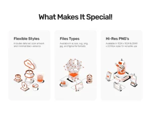 35 Cloud and Analytics Isometric Illustration