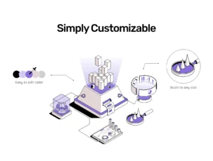 35 Cloud and Analytics Isometric Illustration