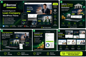 Borrow Theme – Loan Company Responsive WordPress Theme 1.7.0