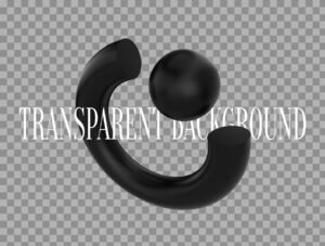 3D Black Shapes Collection
