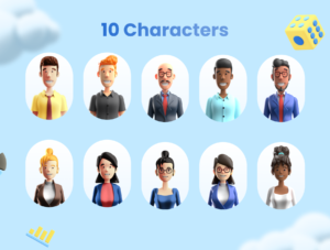 3D Business Character Bundle