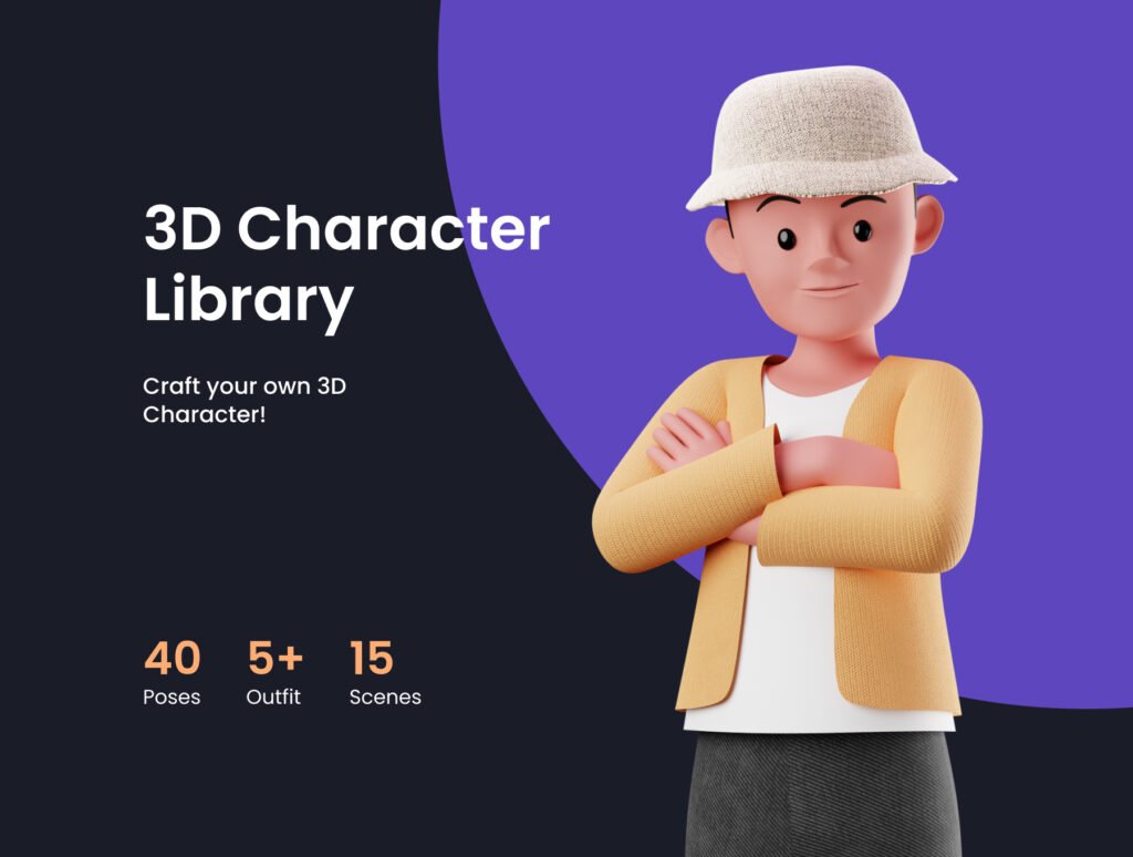 3D Character Library