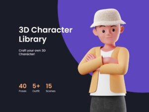 3D Character Library