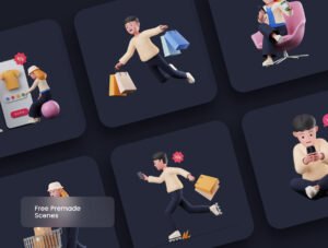 3D Character Library