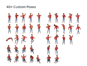 3D Character Mike back to school/university Figma UI KIT