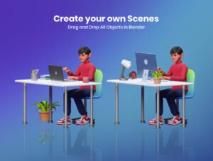 3D Characters Work Activity