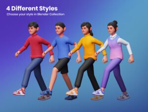3D Characters Work Activity