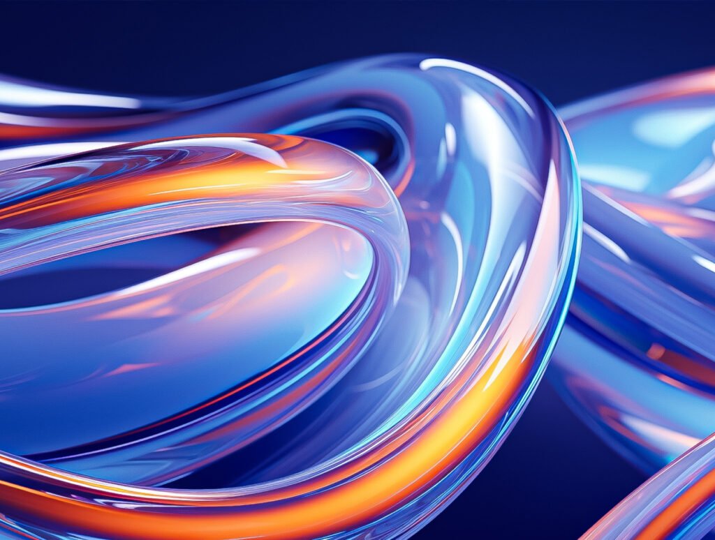 3D Gradient Wallpaper - Abstract background