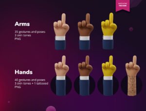 3D Hand Scene Builder