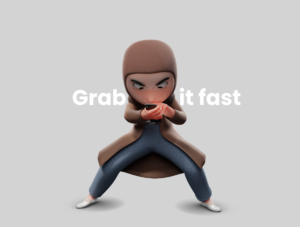 3D Hijab Illustration