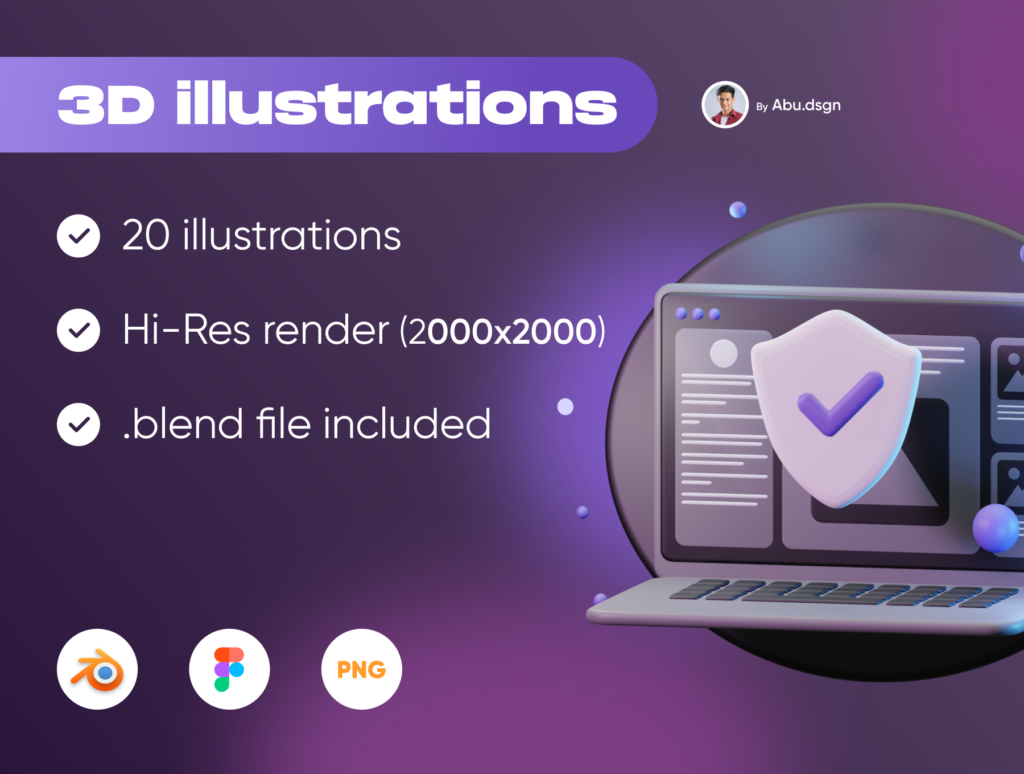 3D Illustrations vol.1