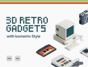 3D Retro Gadgets