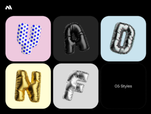 3D letter + Numbers - Mockuply Pro
