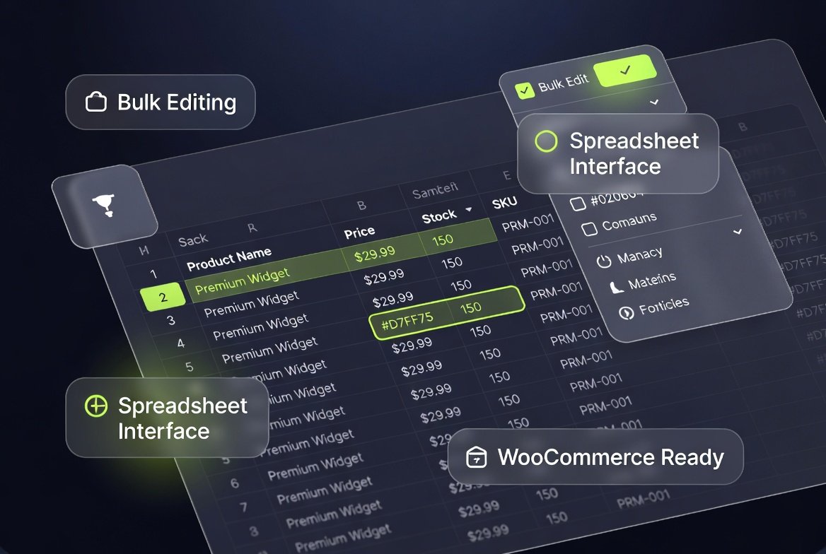 3nLN3 (1) WP Sheet Editor – WooCommerce Products Premium Bulk Editor Plugin (Spreadsheet Manager)