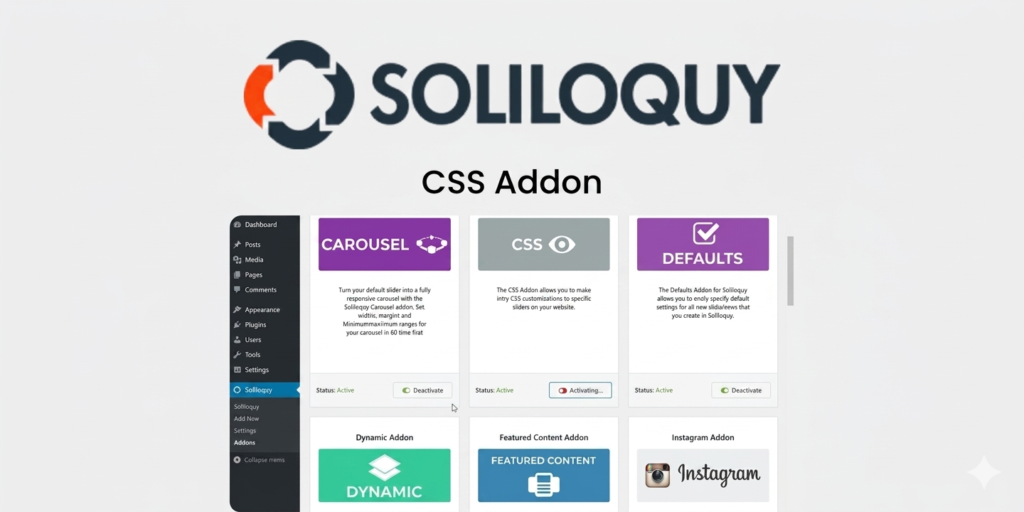 👉 Soliloquy CSS Addon – Advanced WordPress Slider Styling Extension