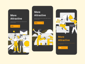 41 line flat vector illustrations