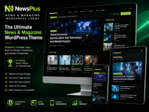NewsPlus – News & Magazine WordPress Theme