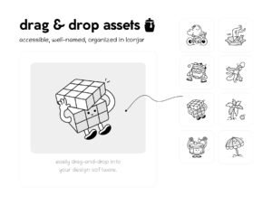 450 Zoodle Hand Drawn Illustrations