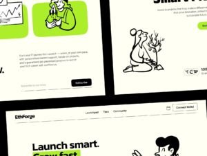 49 Hand-drawn raster Illustrations pack