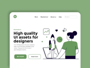 50 Digital Business Activities Illustrations vol.2