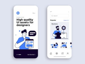 50 Digital Business Activities Illustrations