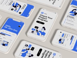 50 Digital Business Activities Illustrations