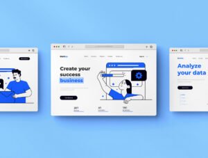 50 Digital Business Activities Illustrations