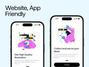 50 - Web & Apps Friendly Illustrations