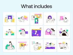 50 - Web & Apps Friendly Illustrations