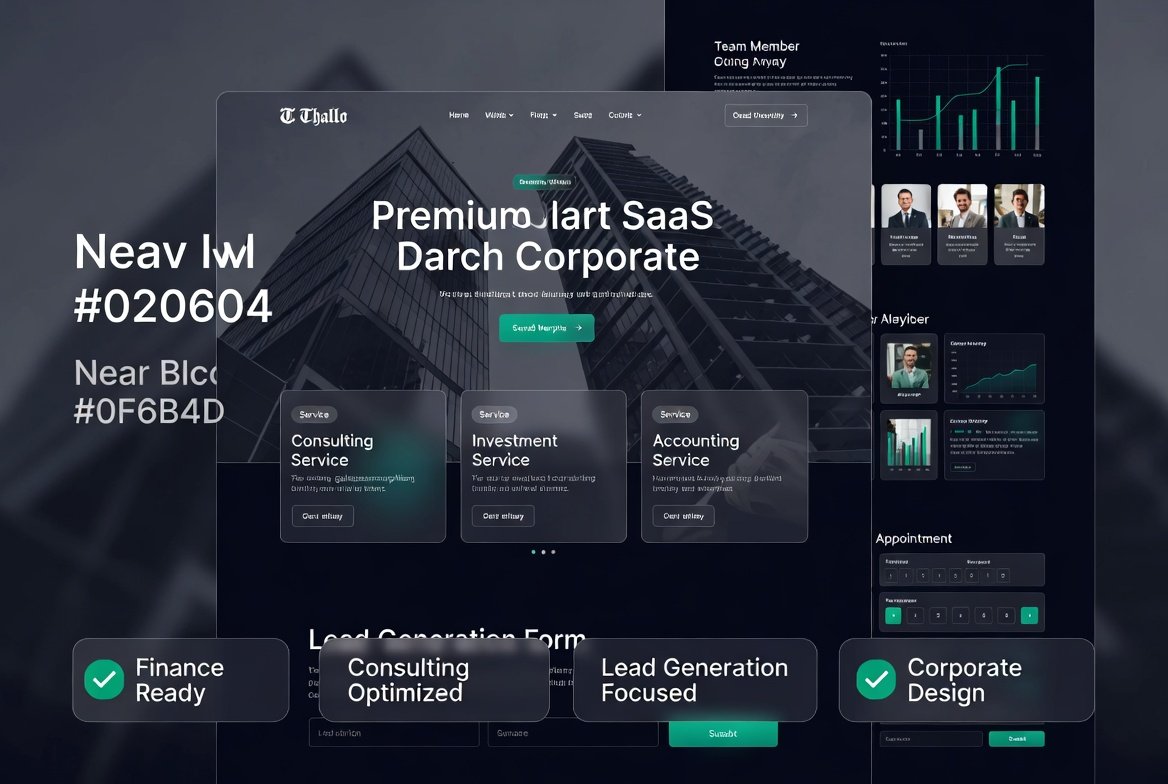 58c89 Thallo Consulting & Finance WordPress Theme 1.1.9 – Corporate, Advisory & Business Services Website