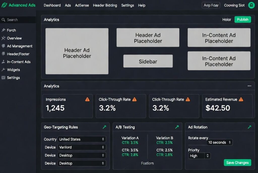 Advanced Ads Pro WordPress Plugin – Ad Management & Revenue Optimization System