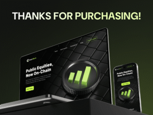 Chainstock – Tokenized Stocks & RWA Landing Page Template