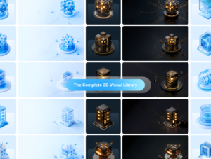 AI & Machine Learning 3D Visual Kit – Premium Tech Assets